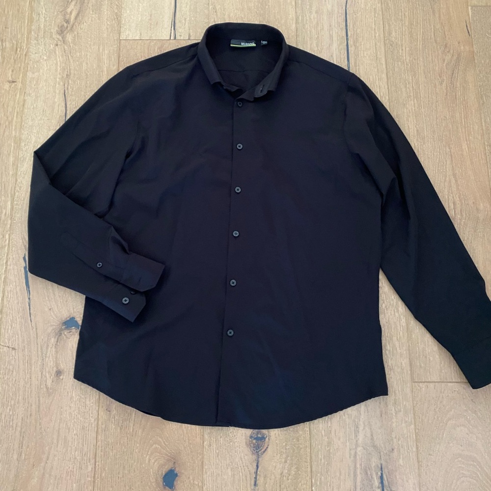 Men’s Murano slim fit performance button down shirt size xl
